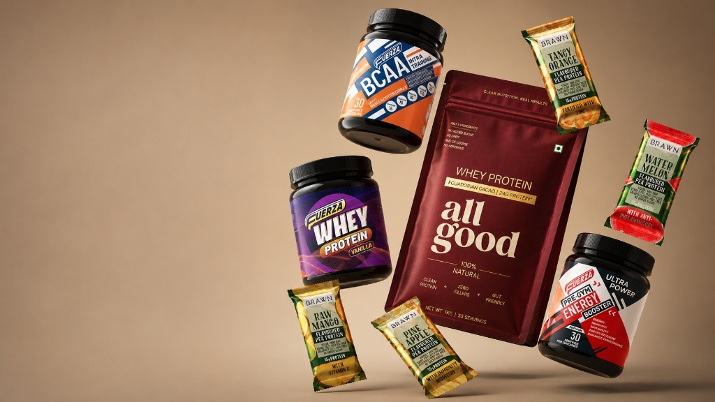 Ingex Lab Powders, Sachets & Performance Supplements Commercial Photoshoot